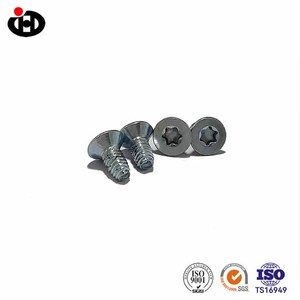 Tornillo Autorroscante de Cabeza Avellanada Métrico Torx, Cabeza Plana, Autoblocante, Estándar DIN, Acabado Zincado, Tamaño M3-M8, Suministro de China - Product Image 3