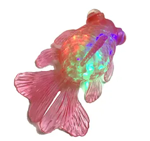 Plastic light up vis speelgoed