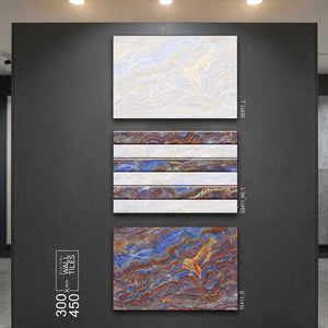 Carreaux muraux en céramique émaillée polie les plus vendus 300x450mm Garantie 5 ans 9mm d'épaisseur Antidérapants pour la décoration de cuisine et de salon - Product Image 1