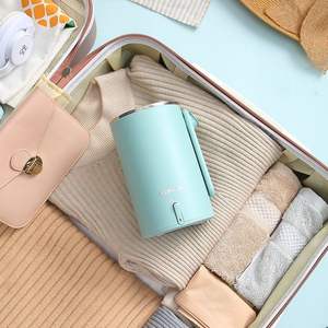 गर्म बिक्री 0.6l पोर्टेबल स्टेनलेस स्टील इलेक्ट्रिक केटल स्मार्ट होम बीकर बाहरी यात्रा के लिए थर्मल कप भंडारण योग्य मिनी उपहार के साथ - Product Image 5