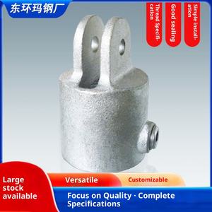 Connettori telaio recinzione Guardrail connettori tubo morsetti raccordi uscita laterale Tee testa esagonale forma rotonda - Product Image 2