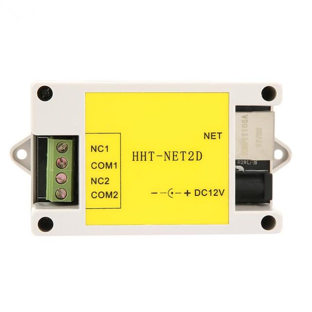 New DC12V 2 Channel Ethernet IP Network Relay Module Internet Watchdog