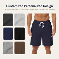 Vêtements de sport 2026 – Short cargo pour homme, short de sport personnalisé pour homme, short en molleton de coton de 7 pouces pour homme, short d'entraînement