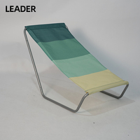 Leader Extérieur Portable ultra Léger Pliant Camping Plage Chaise Longue Petit Hamac Simple Sieste Patchwork Chaise Cuillère Chaise
