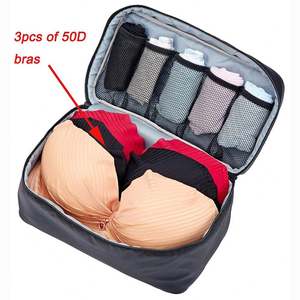 Fabricant de trousses de maquillage brodées sur mesure, grande trousse de toilette souple et étui de toilette portable - Product Image 4