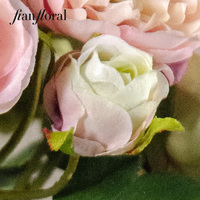 FONG IAN Usine Vente en gros en vrac Fleur de dahlia unique en plastique réaliste faite à la main Fête des mères Rouge Blanc Bleu Rose Noir Violet