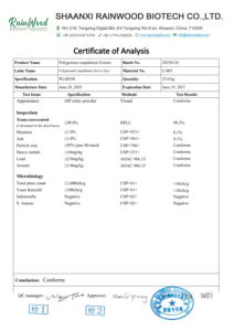 Cápsulas de Resveratrol Rainwood OEM, Extracto de Polygonum Cuspidatum, Cápsulas de <span class=keywords><strong>Trans</strong></span>-Resveratrol 98% Puro y Natural - Product Image 2