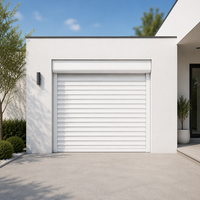 Lame de porte de garage industrielle en acier de 98 mm, robuste et moderne, avec panneau isolant en mousse et fixation par vis pour ouvertures d'usine