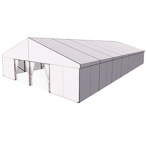 Zhengjie Tent Large Warehouse Tent Aluminum Alloy Frame 1000kg <b>Weight</b> Industrial <b>Storage</b> Span Tent Logistics Workshop - Product Image 1