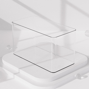 एक्वेरियम पारदर्शी पालतू ग्लास बॉक्स गोल्डफिश टैंक साधारण पारिस्थितिक टैंक भूनिर्माण टैंक कार्यालय डेस्कटॉप मछली पालतू - Product Image 2