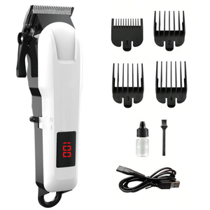 Cortadora de Pelo Profesional Inalámbrica con Batería de Litio Recargable por USB, con Logotipo Personalizado de Fábrica, para el Hogar/Peluquería - Product Image 1