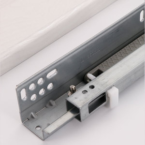 Rieles deslizantes telescópicos de cierre suave para muebles de cocina, con rodamientos de bolas, extensibles y ocultos, para el hogar y la oficina. - Product Image 3
