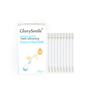 Hisopos de algodón para blanqueamiento dental GlorySmile de doble punta con esencia para dientes más brillantes, uso para adultos, sin fragancia - Product Image 3
