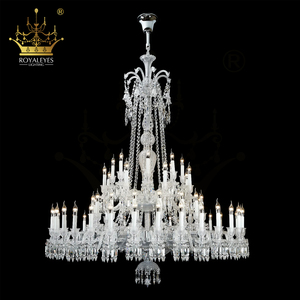 Lustre en cristal de style <span class=keywords><strong>Baccarat</strong></span> de luxe, grand luminaire de plafond pour villa, hôtel, hall - Product Image 1