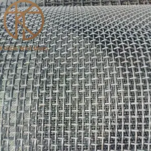 20mm Wire diameter woven wire mesh crimped wire mesh rock shaker screen mesh for coal mine crusher
