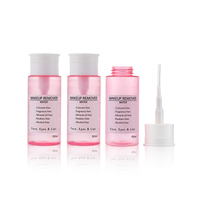 Bouteille à pompe de pression liquide, récipient de luxe vide, de couleur rose, bouteille pour Toner, accessoire de maquillage, pour enlever le vernis à ongles, 300ml, 1 pièce