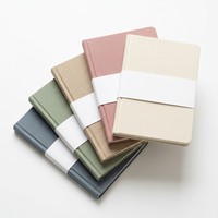Cuaderno de Tela de Lino A5 al por Mayor, 160 Páginas, 100 g/m², Diario Ecológico, Portátil, para Oficina, Escuela, Viajes