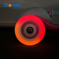 Vente en gros usine OEM Roues de patins à roulettes de vitesse lumineuses, double couche, en PU, 100*24mm, 85A 88A, haute vitesse, silencieuses, étanches