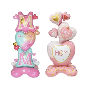 Ballons en aluminium épais 2026, grand format, motif 'Maman debout' et 'Papa', emballage individuel, pour Hélium, promotion pour les fêtes de la Fête <span class=keywords><strong>des</strong></span> Pères et de la Fête <span class=keywords><strong>des</strong></span> Mères - Product Image 3