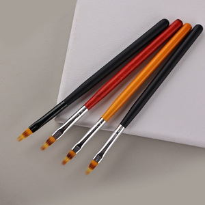 Pinceau à ongles dégradé ombré pour gel UV, stylo de dessin pour dégradé et lignes de dentelle, pinceau de manucure pour nail art - Product Image 3