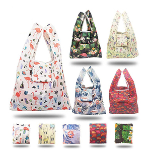 Nhiệm Vụ Nặng Nề Mở Rộng Gấp Tote Túi Tái Sử Dụng Nylon Tùy Chỉnh 210D <span class=keywords><strong>190T</strong></span> <span class=keywords><strong>Polyester</strong></span> Có Thể Gập Lại Hàng Tạp Hóa Mua Sắm Túi - Product Image 4