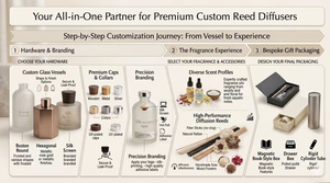 Diffuseur d'huiles essentielles sans flamme pour <span class=keywords><strong>la</strong></span> maison, désodorisant d'intérieur pour toilettes, fleurs séchées, assainisseur d'air pour chambre et salle de bain - Product Image 6