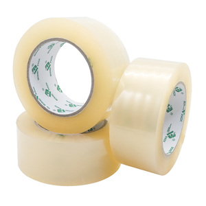 防水BOPP片面48mmアクリル包装テープ100m自己接着<span class=keywords><strong>OPP</strong></span>ホットメルトカートン用パッキングジャンボロールモデル - Product Image 2