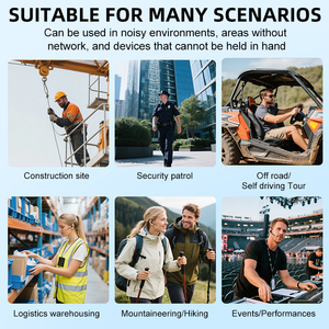 Trong Kho 2.4G ANC Walkie Talkie Tai Nghe Dài Phạm Vi Walkie Talkie Với Tai Nghe <span class=keywords><strong>Bluetooth</strong></span> - Product Image 6