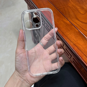 Custodia Trasparente in Silicone per <span class=keywords><strong>iPhone</strong></span> AiR 17 15 Plus <span class=keywords><strong>13</strong></span> 12 <span class=keywords><strong>Mini</strong></span> 16e 16 Pro Max, <span class=keywords><strong>Cover</strong></span> per Cellulare in TPU Spesso - Product Image 6