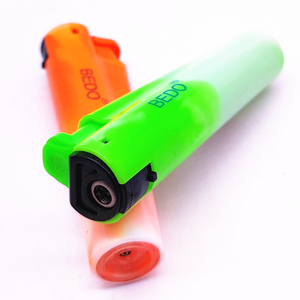 OEM-minitanque cilíndrico de gas F020, colores de contraste, Camuflaje, plástico rellenable, a prueba de viento, mechero español - Product Image 5