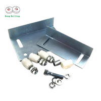 Quincaillerie pour portail coulissant Rouleau de guidage supérieur en nylon durable avec support robuste