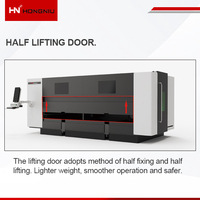 Mesin Pemotong Laser Fiber RAYTOOLS Head 3015LS dengan Sistem Pendingin Air 1.5KW 6KW dan Penghilang Debu Tertutup untuk Industri