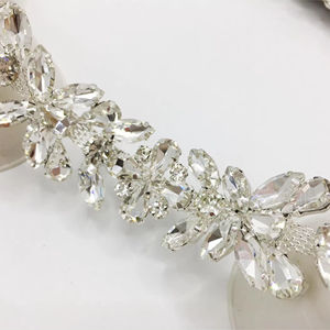 SINRONG Flat Back vetro trasparente strass rifilatura DIY catena occhio di cavallo <span class=keywords><strong>abbigliamento</strong></span> scarpe borsa accessori <span class=keywords><strong>abbigliamento</strong></span> - Product Image 1