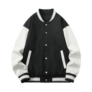 Primavera estate giacca da Baseball taglie forti per ragazzi giacca da Baseball <span class=keywords><strong>piatte</strong></span> con scollo a V con stampa in <span class=keywords><strong>pile</strong></span> cappotto più spesso - Product Image 4