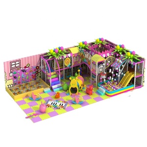 Qualité supérieure Sweet Color Themed Naughty Castle Trampoline Park Kids Sports Équipement de terrain de jeu intérieur pour enfants - Product Image 2