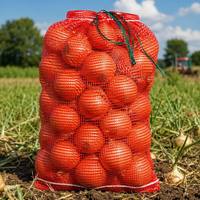 PP Geweven Leno Mesh Produce Zak voor Ui, Aardappel, Fruit, Brandhout, geventileerd, ademend, heavy duty, groothandel