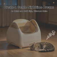 Litière automatique à ouverture supérieure personnalisée 2026 avec contrôle par application, capteurs de sécurité et nettoyage automatique – Produit pour chat