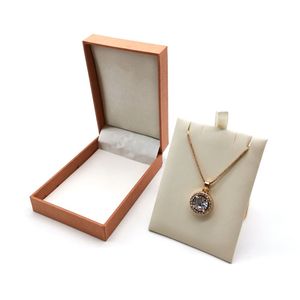 Caja de joyería ecológica de alta calidad al por mayor con forro de terciopelo, embalaje de cartón de material reciclado para regalo de joyería - Product Image 5