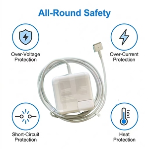 <span class=keywords><strong>Adaptateur</strong></span> <span class=keywords><strong>secteur</strong></span> de remplacement pour ordinateur portable <span class=keywords><strong>Apple</strong></span>, ensemble complet 45W, 60W, <span class=keywords><strong>61W</strong></span>, 67W, 85W, 87W, 96W, embouts L, T, <span class=keywords><strong>USB</strong></span>-<span class=keywords><strong>C</strong></span>, chargeur d'alimentation pour ordinateur portable, TOUTES LES VERSIONS - Product Image 4