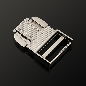 Hebilla Metálica para Caja de Metal Jiuyuan, Plateada y Negra Q079-25, para Bolsos, Mochilas y Accesorios de Ropa - Product Image 3