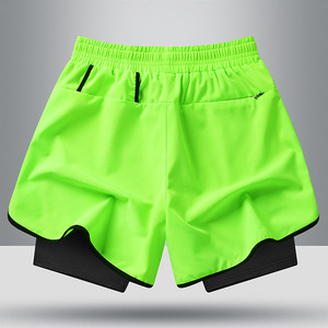 Short <span class=keywords><strong>de</strong></span> course d'été pour hommes et femmes Short <span class=keywords><strong>de</strong></span> sport à séchage rapide Doublure intérieure spéciale solide pour le terrain <span class=keywords><strong>de</strong></span> piste <span class=keywords><strong>de</strong></span> marathon - Product Image 3