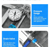 Machine de filtration de vin, machines de filtration de liquides, machine de filtration de liqueurs