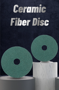 <span class=keywords><strong>Disque</strong></span> abrasif en fibre céramique à trous ronds de 4,5 pouces avec fixation auto-agrippante pour ponceuse et meulage de métaux OEM/ODM/OBM - Product Image 2