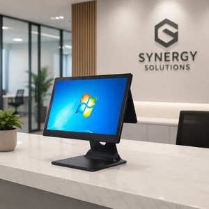 Portátil Moderno de 15.6 Pulgadas con Pantalla Dual, Aluminio Ultrafino, Bisel Estrecho, Wi-Fi 6 de Alta Velocidad, Lector de Códigos de Barras - Product Image 1
