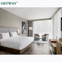 أثاث الفندق 5 نجوم الفاخرة الحديثة تصميم غرفة نوم فندق طقم سرير مخصص ماريوت أثاث غرفة نوم للفنادق مجموعات