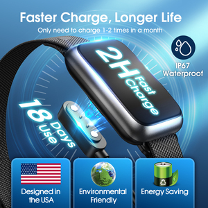 New Promotion OEM <strong>Adjustable</strong> Electric Dog <strong>No</strong> Shock <strong>Bark</strong> Rechargeable Anti <strong>Bark</strong> <strong>Collar</strong>