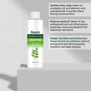 Champú hidratante de Neem que limpia suavemente el cabello, cuida el cabello ligero diariamente y ofrece un cuidado refrescante. - Product Image 2