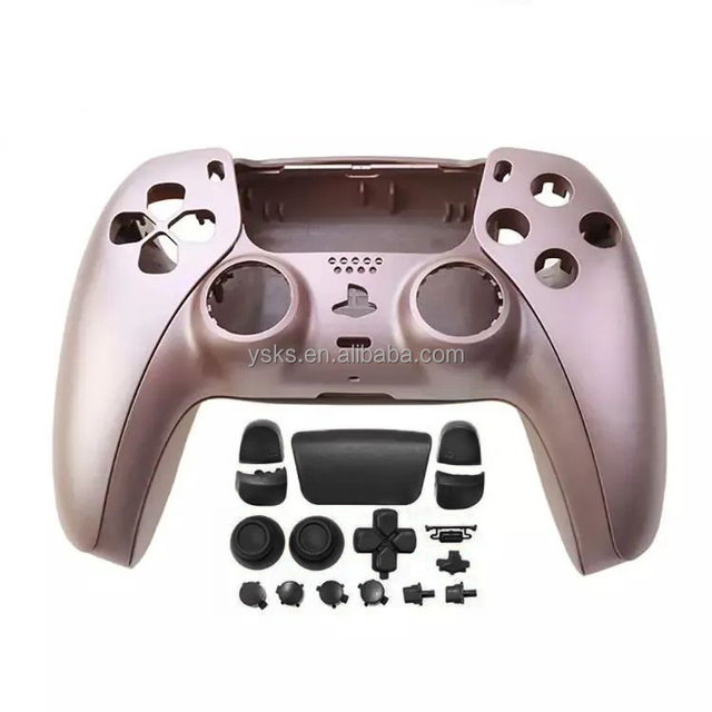 Replacement Plastic Case Cover for PS5 Gamepad Full Set Buttons Repair Part for PS5 Controller Protective Shell