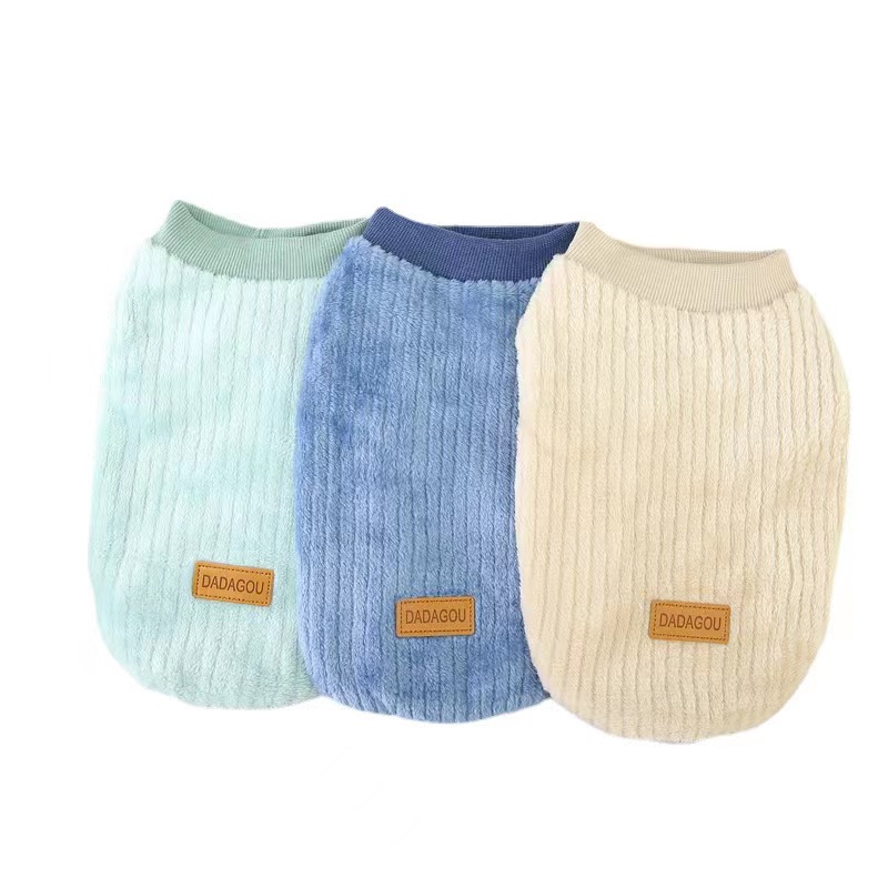 Comfortable Clothes Warm Fleece Dog Outfit Winter Apparel For Pet Dog