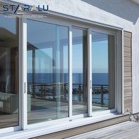 Modernes Energieeffizientes Aluminium-Schiebefenster mit Großer Verglasung, Thermisch Getrenntem Rahmen und Individuellen Glasoptionen